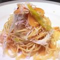 KEIKO。S's cooksnap of when they made 蟹とカラスミのスパゲッティ.