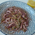 とたん's cooksnap of when they made もやしとイカのあっさり炒め.