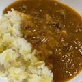クック甘党。's cooksnap of when they made うちのヘルシーおろしカレー.