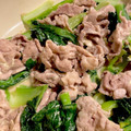 RosaJam's cooksnap of when they made 小松菜と豚肉のマヨ炒め.