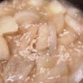 マルコとジーナ's cooksnap of when they made 焼きカブと鶏ひき肉の和風とろみスープ.