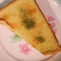 （＊あωや＊）'s cooksnap of when they made ガーリックトースト　食パンver..