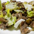 8くみこ8's cooksnap of when they made ダイエット！砂肝と春キャベツ炒め.