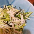 highzi's cooksnap of when they made とっても簡単*水菜としらすのサラダ*.