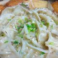 ちーまぐ's cooksnap of when they made 簡単おひとり鍋！餃子鍋　たっぷりニラ白菜.