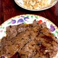ルぴあ's cooksnap of when they made 牛肉ステーキ☆バルサミコと赤ワインソース.