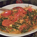 ライオンのスキッピィ's cooksnap of when they made トマトとおかひじきのマヨ炒め.