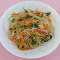 シューひろちゃん's cooksnap of when they made 節約&簡単！豆苗としらたきの中華風サラダ.
