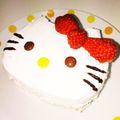 ktyr3's cooksnap of when they made 超簡単！ キティちゃん ケーキ 誕生日.