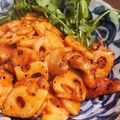 emi1009's cooksnap of when they made 鶏肉とレンコンの甘酢胡麻あん.