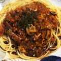 MizuhoBank's cooksnap of when they made カレーパスタ　.