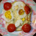 inLondon's cooksnap of when they made ＊トマトとゆで卵のマヨチーズトースト＊.