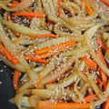 ベコちゃん's cooksnap of when they made ハヤトウリの炒め煮（きんぴら風）.