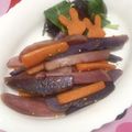 らびDX's cooksnap of when they made にんじんとじゃがいものカラフル塩きんぴら.