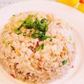 ももちゃんのれしぴ's cooksnap of when they made ごま油香る、しらすと蓮根の和風チャーハン.