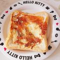 めいめい☆☆☆'s cooksnap of when they made フライパン簡単チーズトースト♪朝食軽食に.