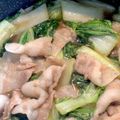 うぱるぱここあ's cooksnap of when they made しろ菜と豚肉の甘辛煮.
