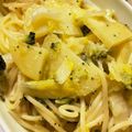 クックK3DI0Y's cooksnap of when they made 舞茸とブロッコリーとジャガイモのパスタ.