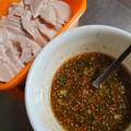えみ110's cooksnap of when they made ★蒸し汁de蒸し鶏ﾀﾚ★.