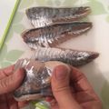 rin0418r24's cooksnap of when they made 簡単な鯵の皮とゼイゴの取り方.