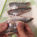 rin0418r24's cooksnap of when they made 簡単な鯵の皮とゼイゴの取り方.