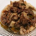 *つらら*'s cooksnap of when they made 柔らか牛スジ煮込み 醤油味 .