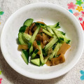 クッカーまさおちゃん's cooksnap of when they made きゅうりとザーサイの和え物.
