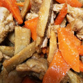 プクこ's cooksnap of when they made 簡単❀鶏もも肉とゴボウのオイマヨ炒め❀.