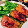 シルバニア's cooksnap of when they made 楽チンピーマンの肉詰め♪.