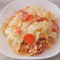 hd104's cooksnap of when they made 予想を上回る旨さ！絶品タラコ塩 焼きそば.