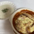 クックE9O35V☆'s cooksnap of when they made 冷凍餃子deラザニア.