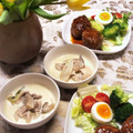 yokon☆'s cooksnap of when they made 鶏肉と白ネギときのこのクリーム煮.
