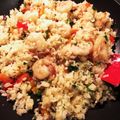 ame-ikuru's cooksnap of when they made えびピラフ☆.