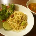 OregonLife's cooksnap of when they made 簡単プロ味♡ペペロンチーノ(アボカド編).