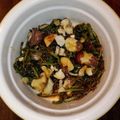 inLondon's cooksnap of when they made ラディッシュの葉とナッツとじゃこの炒め物.