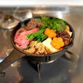 かっちゃん杉's cooksnap of when they made スキレットで 1人すき焼き.