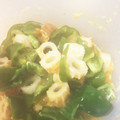 1男4女のママ's cooksnap of when they made 厚揚げとピーマンの卵とじ.