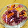 ひよこ.２３'s cooksnap of when they made 爽やか♡紫白菜(キャベツ)と人参のラペ.