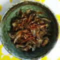 クック021E2T☆'s cooksnap of when they made ➏　マイタケのきんぴら　➏.