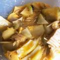 1男4女のママ's cooksnap of when they made レンチンで北あかり＆白ねぎの卵とじ.