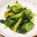 みぽぴぽ's cooksnap of when they made 副菜･お弁当に。青梗菜と干しあみの炒め物.