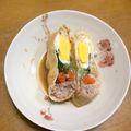 クックP8KGHH☆'s cooksnap of when they made 彩り４層おかずいなり.