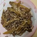 naoyumi☆'s cooksnap of when they made 甘辛★うまうま…牛ごぼう.