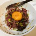 れもん親父's cooksnap of when they made 簡単おつまみコンビーフユッケ風.