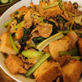 cibirei's cooksnap of when they made 厚揚げと小松菜のオイスターソース炒め.