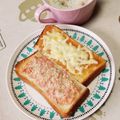 ネコかえる's cooksnap of when they made 焼さけマヨトースト.