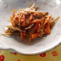 umi☆neco's cooksnap of when they made きんぴらごぼう☆.