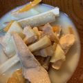minoriloca's cooksnap of when they made 身体の中から、ポカポカ！鮭の酒粕汁.