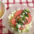 ☆yopipi's cooksnap of when they made ポン酢でサラダ☆トマトと玉ねぎ／大葉必須.
