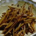 ヨシヨッシー's cooksnap of when they made ゴボウのきんぴらの作り置き.